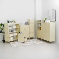 Gambar Informa Lenelle Kabinet Kantor Metal 2 Pintu Wide - Putih Ivory