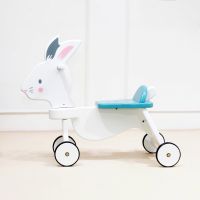 Gambar Little Giggles Ride On Bunny - Putih/biru