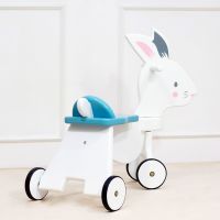 Gambar Little Giggles Ride On Bunny - Putih/biru