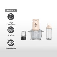 Gambar Memoo Mini Chopper Multifunction 3 In 1 - Krem