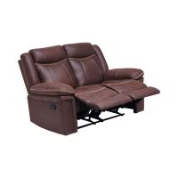 Gambar Selma Winchester Sofa Recliner Fabric 2 Seater - Cokelat