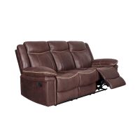 Gambar Selma Winchester Set Sofa Recliner Fabric - Cokelat