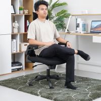 Gambar Sunon Saul Kursi Kantor Sandaran Tinggi - Hitam