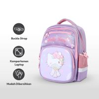 Gambar Hello Kitty Ransel Sekolah Anak Glitter - Ungu