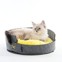 Gambar M-pets Maui Tempat Tidur Hewan Felt Basket