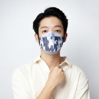 Gambar Masker 4 Lapis Disposable Kf94 Camo - Biru