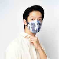 Gambar Masker 4 Lapis Disposable Kf94 Camo - Biru