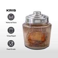 Gambar Kris 1.3 Ltr Stoples Kaca Slim - Cokelat