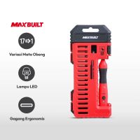 Gambar Maxbuilt Set 17 Pcs Obeng Presisi Dengan Lampu Led - Merah/hitam