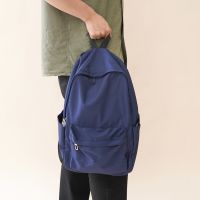 Gambar Ataru Tas Ransel Simple - Biru Navy