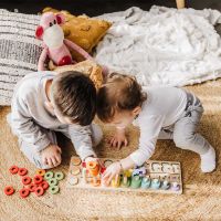 Gambar Bubble Set Wooden Numbers & Blocks Bu2052