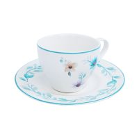 Gambar Appetite Set 5 Pcs Teko & Cangkir Teh Dengan Saucer Trans Flower