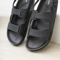 Gambar Ataru Ukuran 39 Sandal Wanita Double Strap - Hitam