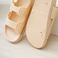 Gambar Ataru Ukuran 40 Sandal Wanita Double Strap - Krem Beige