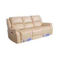 Gambar Cheers Montana Sofa Electric Recliner Kulit 3 Seater - Krem Beige