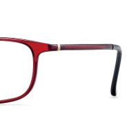 Gambar Parim Eyewear Kacamata Optical Semi Cat Eye Frame - Merah