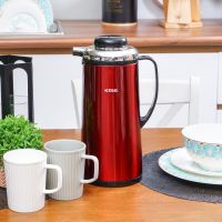 Gambar Kris 1.6 Ltr Teko Vacuum Flask Dengan Glass Liner - Merah