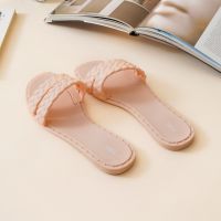 Gambar Ataru Ukuran 41 Sandal Wanita Double Strap Slim Slide - Krem