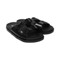 Gambar Ataru Ukuran 40 Sandal Wanita Slides Double Strap Jelly - Hitam