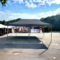 Gambar Soleil 3x6 Mtr Tenda Gazebo Lipat V2 - Hitam