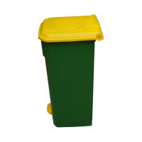 Gambar Krisbow 100 Ltr Tempat Sampah Outdoor Pedal Nw - Hijau