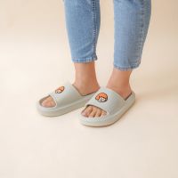 Gambar Ataru Ukuran 37/38 Sandal Slippers Dengan Patch - Abu-abu