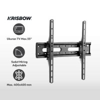 Gambar Krisbow Bracket Tv Dinding Tilt 32-55 Inci - Hitam