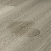 Gambar Krisfloor 122x18x0.4 Cm Lantai Parket Spc -  Abu-abu Oak