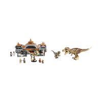 Gambar LEGO Jurassic Park Visitor Center T-rex & Raptor Attack 76961