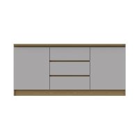 Gambar Informa 180 Cm Ivy Ii Kabinet Bawah Dapur - Putih/cokelat Oak