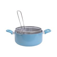 Gambar Selma 24 Cm Oregano Panci Deep Fryer & Steamer - Biru