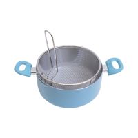 Gambar Selma 24 Cm Oregano Panci Deep Fryer & Steamer - Biru