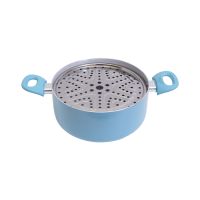 Gambar Selma 24 Cm Oregano Panci Deep Fryer & Steamer - Biru