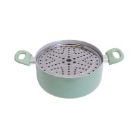 Gambar Selma 24 Cm Oregano Panci Deep Fryer & Steamer - Hijau