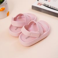 Gambar Ataru Ukuran 27 Sandal Anak Double Strap Velcro - Pink