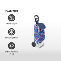 Gambar Passport Troli Belanja Fruits - Biru Navy