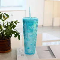 kris-700-ml-misty-tumbler-dengan-sedotan---turquoise