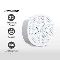 Gambar Krisbow Bel Pintu Wireless Two Plug Ub01 - Putih