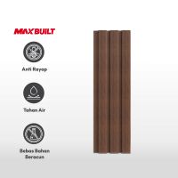 Gambar Maxbuilt 290x12x1.2 Cm Panel Dinding Ps Motif Kayu - Cokelat Oak