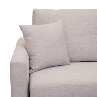 Gambar Selma Tavor Sofa Fabric 2 Seater Dengan Bangku - Abu-abu