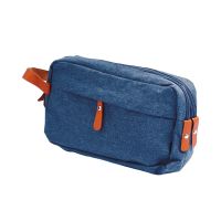 Gambar Ataru Boxy Pouch Dengan Pu Handle - Biru Navy