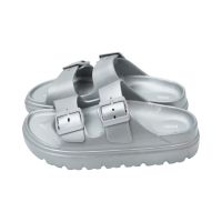 Gambar Ataru Ukuran 40 Sandal Wanita Double Strap Wedges - Silver