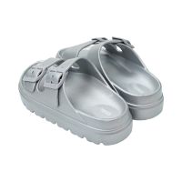 Gambar Ataru Ukuran 40 Sandal Wanita Double Strap Wedges - Silver