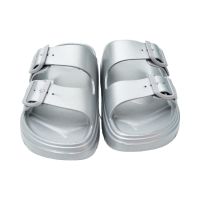 Gambar Ataru Ukuran 40 Sandal Wanita Double Strap Wedges - Silver