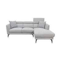 Gambar Informa New Laluna Sofa Modular Sudut Fabric Kanan - Abu-abu