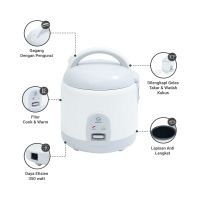 Gambar Kels 300 Ml Heyli Rice Cooker Mini - Abu-abu