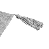 Gambar Informa 33x180 Cm Table Runner 4 Tassel - Abu-abu