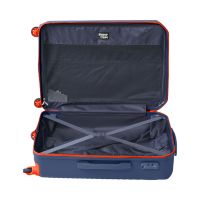 Gambar Supercase 24 Inci Flash On Koper Abs Tsa Lock - Biru Navy/orange