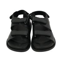 Gambar Ataru Ukuran 37 Sandal Wanita Double Strap Thick - Hitam