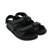 ataru-ukuran-41-sandal-wanita-double-strap-thick---hitam